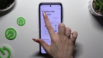 Motorola Razr 50 Ultra - How to Change Font Size | Adjust Text Size