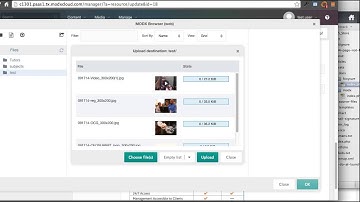 MODX Tutorials - Uploading images