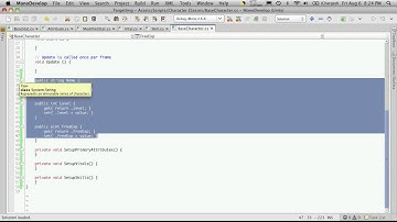 18. Unity3d Tutorial - Base Character Class 1/3