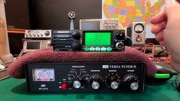 President MCKINLEY II FCC CB Radio Automatic SWR Meter (Demonstration)