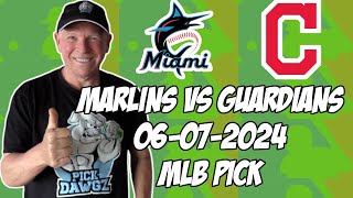 Miami Marlins vs Cleveland Guardians 6/7/24 MLB Pick & Prediction | MLB Betting Tips
