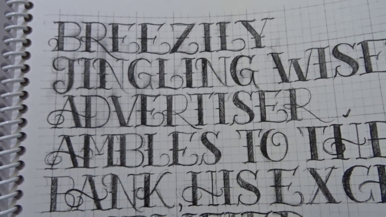 BJ Betts Lettering Guide 2 YouTube BJ Betts Lettering Guide 2 YouTube