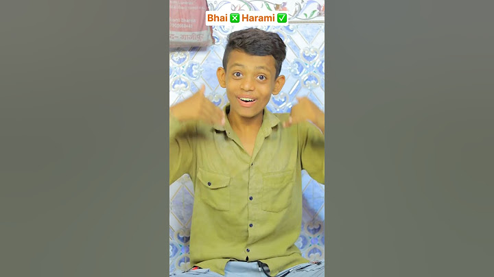 Bhai ❎ harami ✅ | The most viral comedy by Maabeta 🔥 #ytshorts #shorts