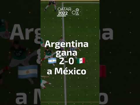 Argentina gana 2-0 a México