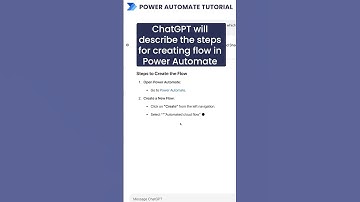 Cómo Usar ChatGPT para Crear Flujos en Power Automate | Automatización Inteligente
