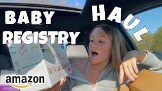 Baby Registry Haul! Reviewing what you guys sent us. 💜