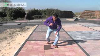 Betontegels Trommelen, Spindelen, Crossen - Tuinieren.nl