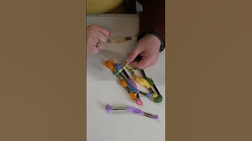 "Learn the Correct Way to Pull DMC Floss"