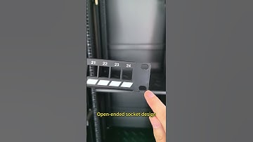 The biggest pain in server racks - FIXED.internet RJ45 24 port Patch Panel #networking #datacenter