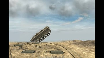 BF2 Project Reality 0.85 - Flying APC bug (HD)