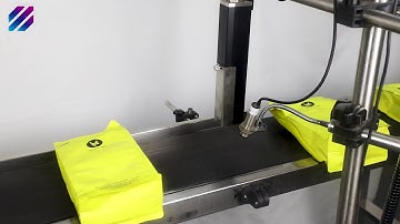 Somrt CIJ continous automatic inkjet printer , bar code , date , QR code , graphics , logo printer