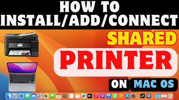 how to add shared printer in Mac OS | MacBook 2024