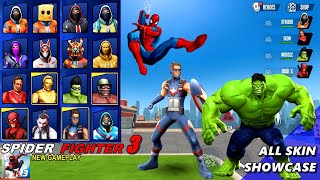 Hulk, Spiderman, Deadpool, Ironman, Superhero, Avengers Vs Criminal Part 497 || Spider Fighter 3