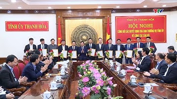 Công bố các quyết định của Ban Thường vụ Tỉnh uỷ về công tác cán bộ