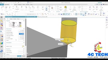 NX CAM hole making 3 : Tạo con dao trong gia công lỗ