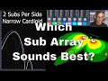 Comparing the sound quality of different pro audio subwoofer arrays
