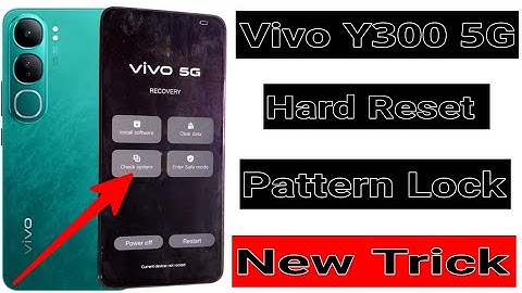 Vivo Y300 5G Hard Reset || Pattern Lock Unlock  || Factory Data Reset || #jamobilerepair