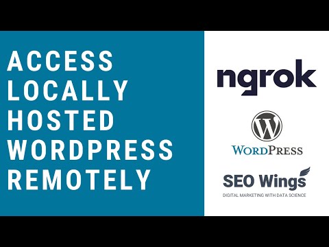 How to Access Locally Hosted WordPress website from Remote Computer using ngrok [2021]