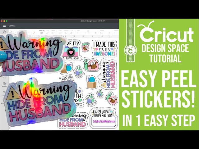 How to Make Stickers With Cricut For Beginners EASY