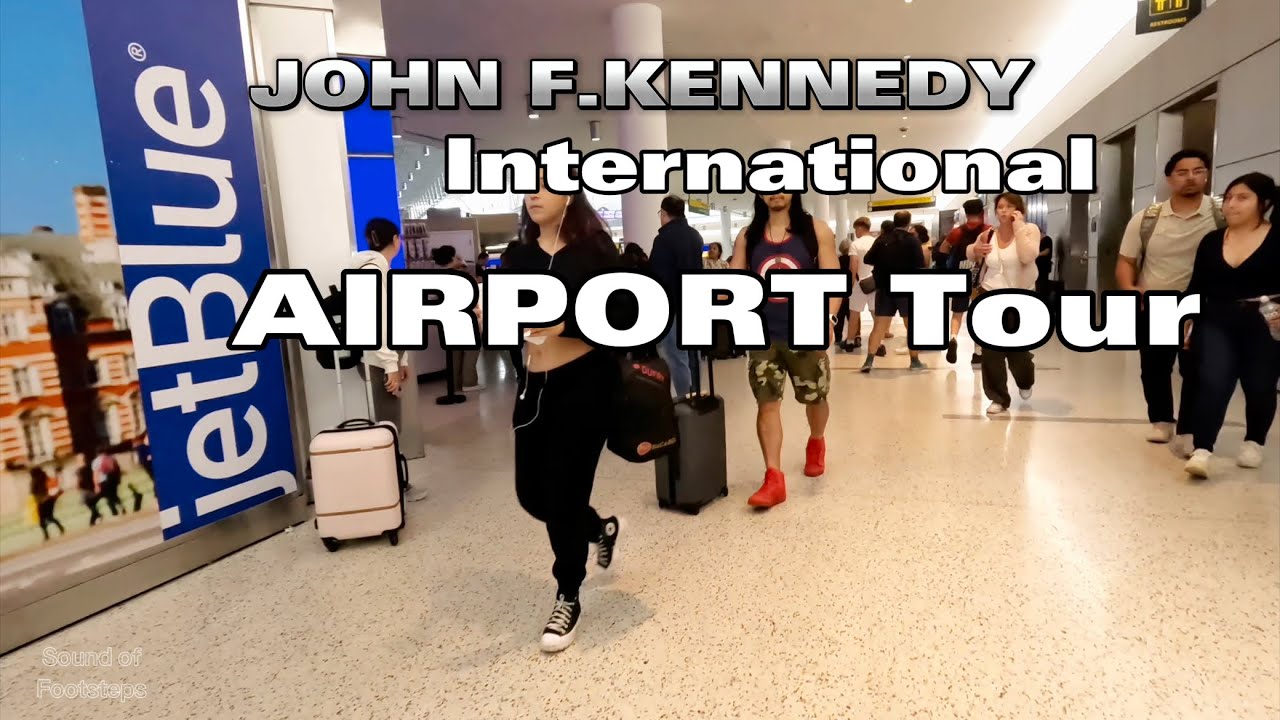 JFK INTERNATIONAL Airport Walking Tour/Departure Walk /New York