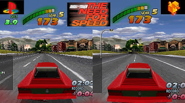The Need for Speed: Duckststion Emulator vs PS1 - Graphics Comparison (1440p)