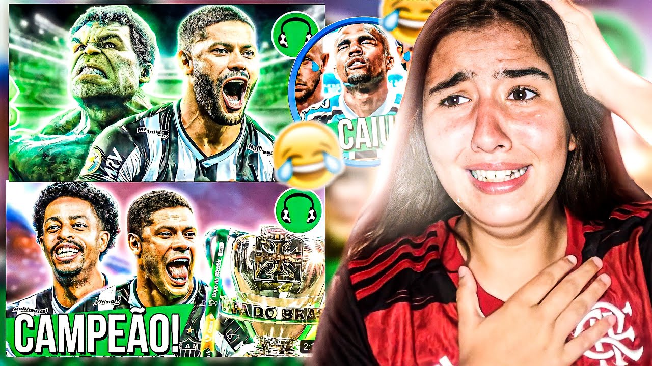 REACT ♫ ATLÉTICO-MG CAMPEÃO DA COPA DO BRASIL! /♫ HULK TÁ DEMAIS!!🔥/ ♫ GRÊMIO TRI REBAIXADO 😂