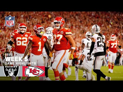 Las Vegas Raiders vs. Kansas City Chiefs | 2022 Week 5 Highlights