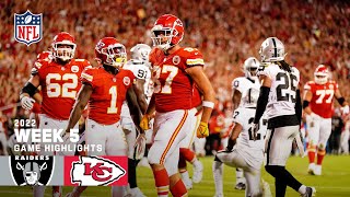 las vegas raiders vs. kansas city chiefs | 2022 week 5 highlights