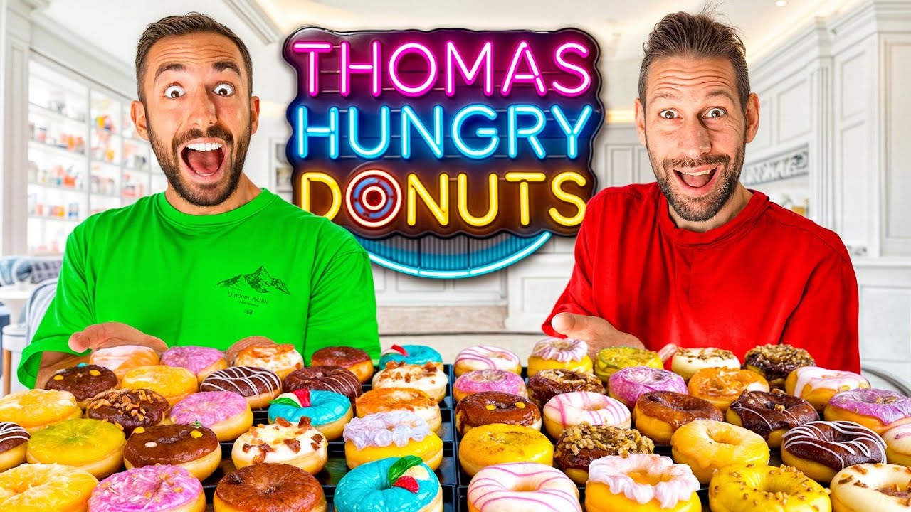 Mangio TUTTE le CIAMBELLE di THOMAS HUNGRY!! - Sono ancora BUONE??