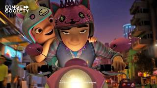 Abominable (2019) The Epic City Chase And Light Show Escape