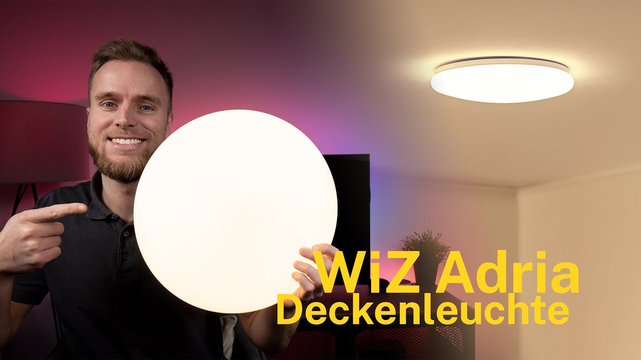 Angeschaut: WiZ Adria Deckenleuchte im Test - YouTube | Deckenlampen