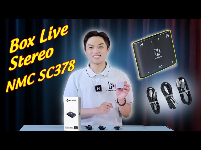 Box Live Stereo NMC SC378 vừa sạc vừa live, PK 2 chiều (Lightning & Type-C)