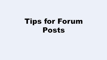Student Help 2021: Tips for Writing a Forum Post