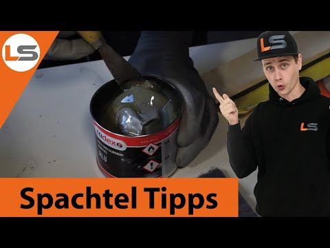 Video: Wie füllt man einen Rostspachtel mit Karosseriespachtel?