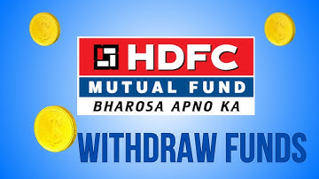 How to Withdraw Money from HDFC Mutual Funds App