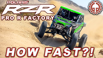 My Insane Ride in Polaris Pro R Factory Racing RZR with a PRO Driver!