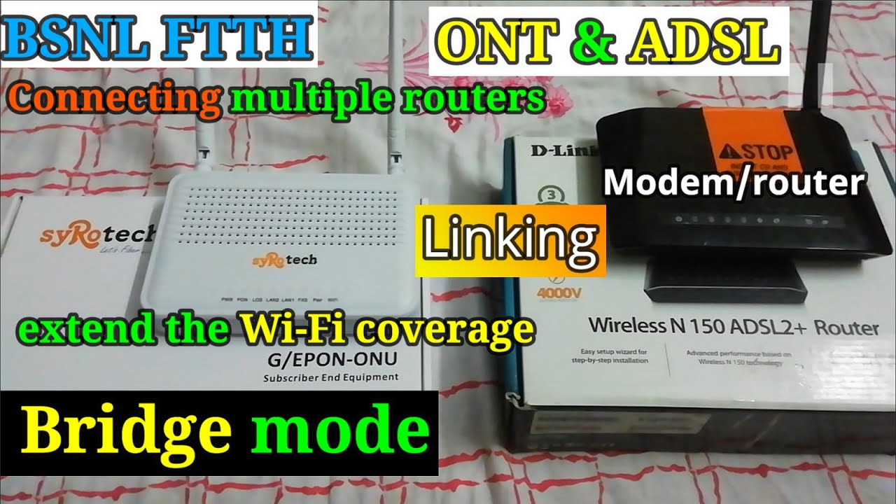 Bsnl ftth configuration कैसे करे❓