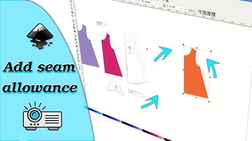 Add seam allowance to pattern pieces in Inkscape