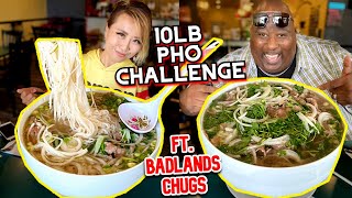 MASSIVE 10LB PHO CHALLENGE at Pho 135 ft. Badlands Chugs!!! in Hartford, CT #RainaisCrazy