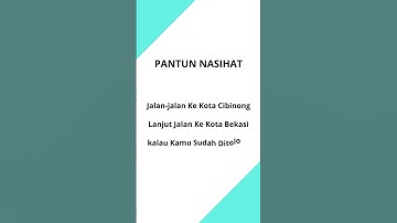 Pantun Nasihat 4