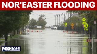 Nor’easter floods LI coast: Ferries suspended as locals brave storm
