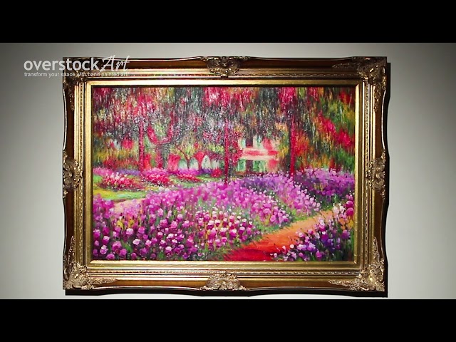 Artist's Garden at Giverny by Claude Monet 