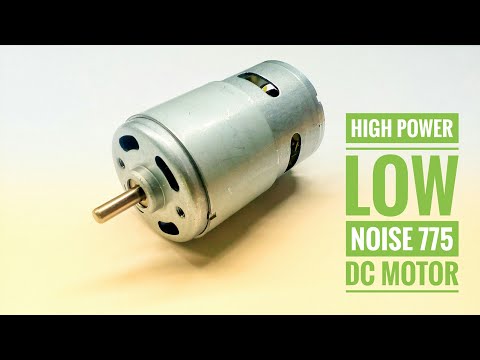 12v - 24v 10000 - 20000 RPM RS - 775 Large Torque  High Power Low Noise DC Motor Unboxing and Review