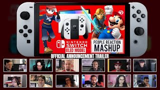 Official Announcement Trailer  | OLED Model | Nintendo Switch[ Reaction Mashup Video ]