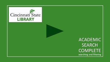 Academic Search Complete