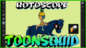 ROTOSCOPE (Horse Ride) ANIMATION in ToonSquid in less than 2 minutes