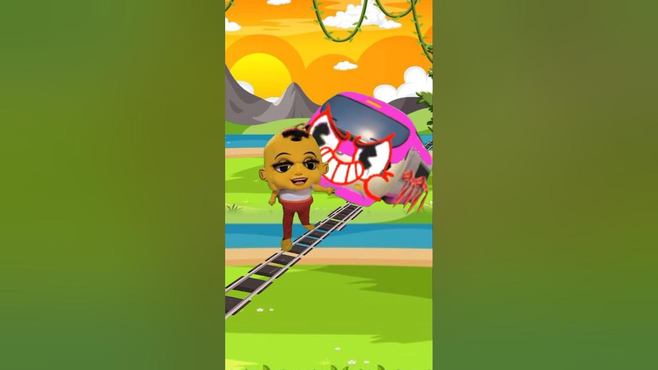 train zombe totipoouou vs boneka mampang fuuun 105 #shortfeed #viral