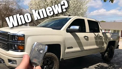 Silverado HIDDEN Remote Start Feature
