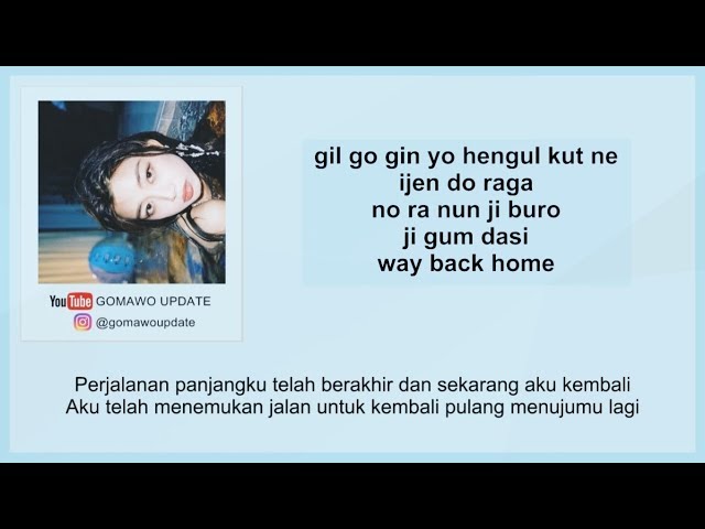 Easy Lyric SHAUN - WAY BACK HOME by GOMAWO [Indo Sub] class=