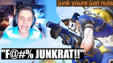 Overwatch Streamers Hate This Junkrat Player (w/ reactions)